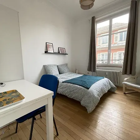 ホームステイ Privees -private Room- Dans Un Spacieux - 100m2 Centre Proche Gare *