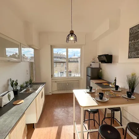 Privees -private Room- Dans Un Spacieux - 100m2 Centre Proche Gare * Mulhouse