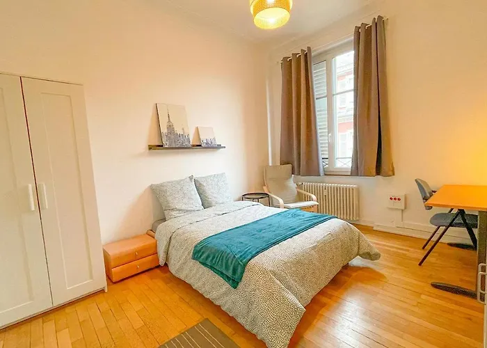 Privees -private Room- Dans Un Spacieux - 100m2 Centre Proche Gare * Mylhúzy