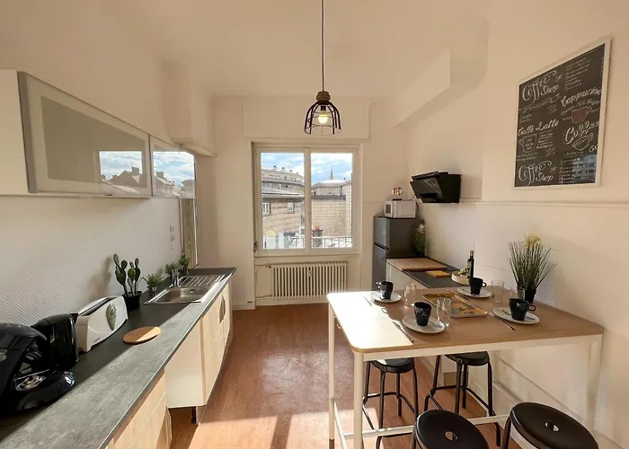 Privees -private Room- Dans Un Spacieux - 100m2 Centre Proche Gare * Mulhouse